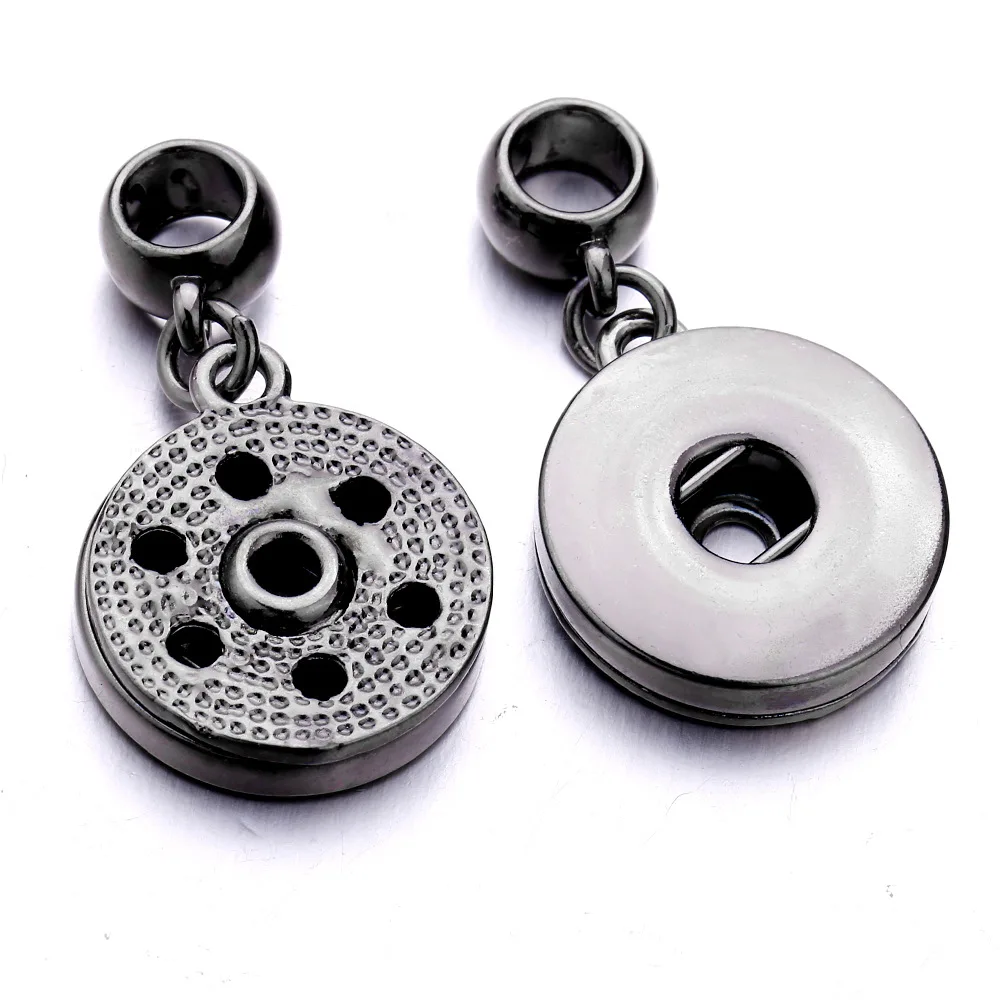 20pcs/lot Interchangeable DIY Accessories Charms Snap Buttons 18mm Snap Jewelry Finding For Make Snap Button Bracelets Necklace