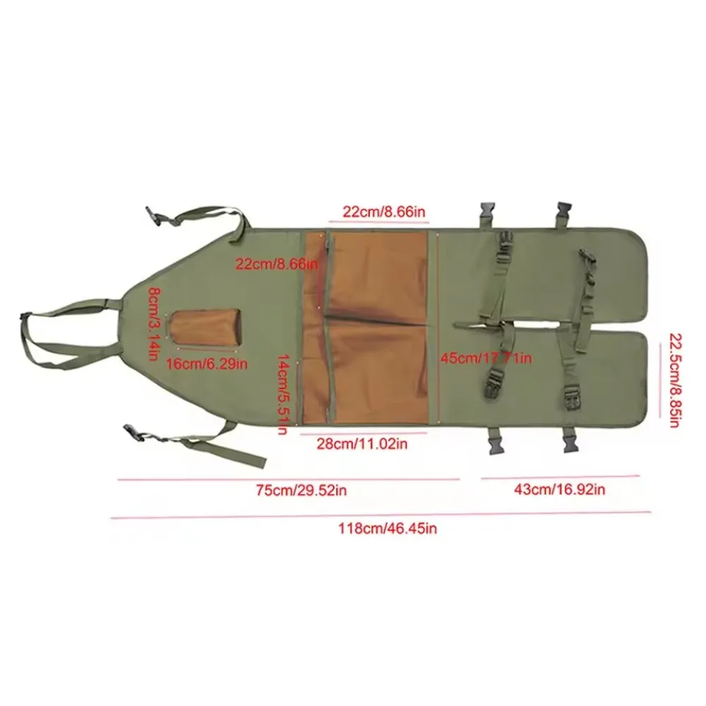Garden Leg Protection Apron Multi Pocket Oxford Cloth Pinafore Lawn Gardening Trimming Apron Outdoors Durable Anti Bee Clothing