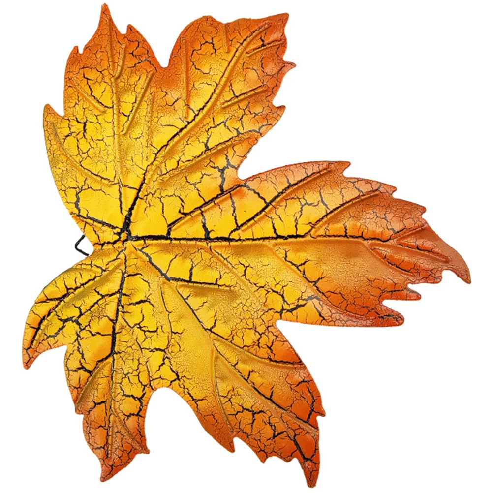 

Home Décor Iron Wall Hanging Craft Ornaments Garden Metal Crafts Modeling Household Decor Maple Leaf Decorations Homedecor