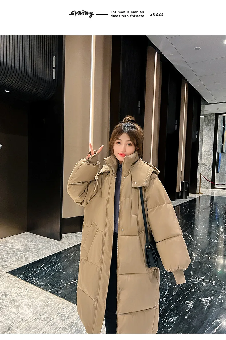 Winter Women's Cold Coat Parkas Hooded Long Padded Jacket Jacket Plus Size Super Hot Coat Cheap Wholesale Snow Outercoat Korean