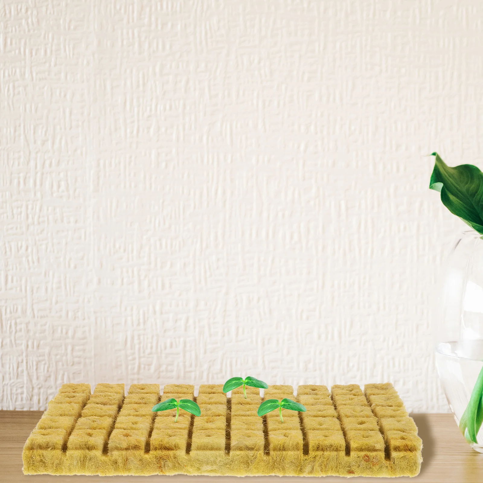 

Hydroponic Grow Media Starter Cubes Plant Cubes Soilless Substrate Seeded Plug Seedling Block