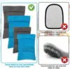 4Pcs New Sand Remover Beach Sand Wipe Off Mitts Skin Friendly Sand Removal Powder Bag Sand Removal Brushes Beach Essentials 3