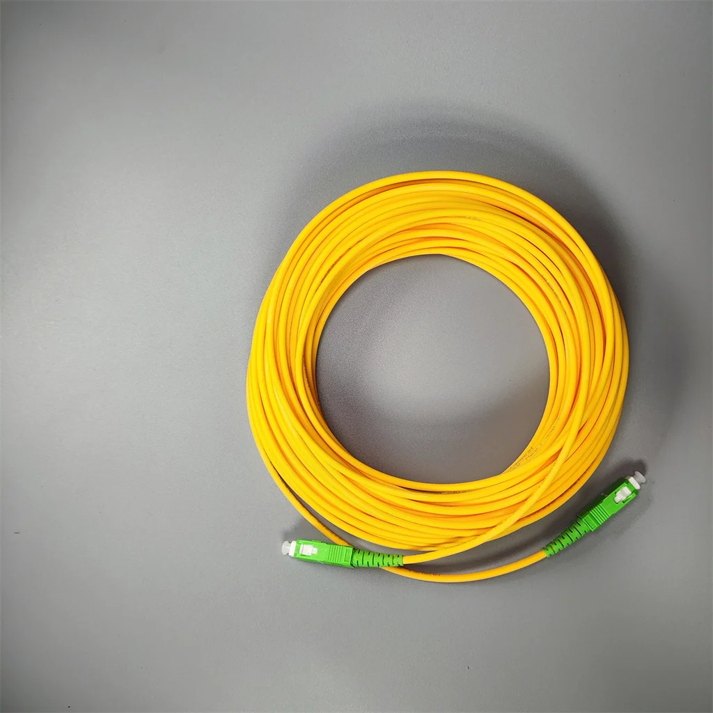 10m 15m 20m 30m Fiber Opitc Cable SC/APC-SC/APC FIber Optic Patch Cord Ftth Fiber extension cable fiber optic cable