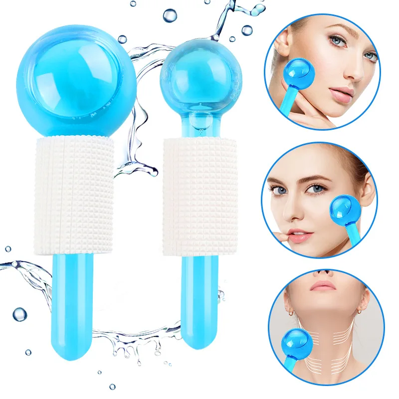 1/2Pcs/Box Beauty Ice Therapy Face Massage Ball Cool Compress Globes