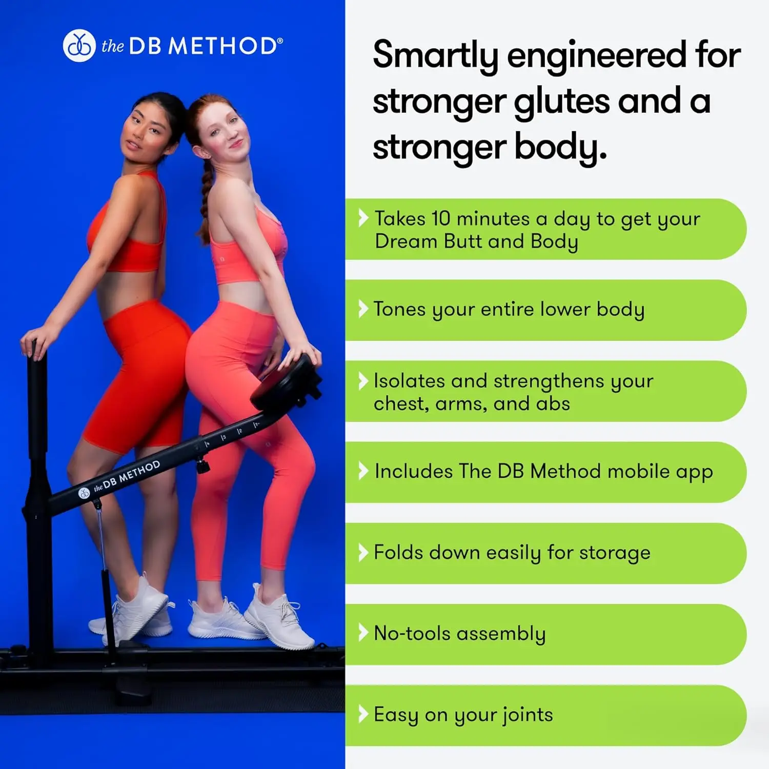 Squat Machine, Workout Equipment for Home Gym, Exercise Leg and Glutes, Low Impact Lower Body Fitness Workouts, Tr 3