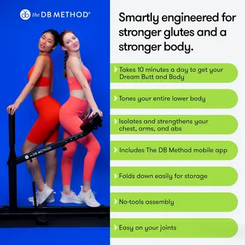 Squat Machine, Workout Equipment for Home Gym, Exercise Leg and Glutes, Low Impact Lower Body Fitness Workouts, Tr 3
