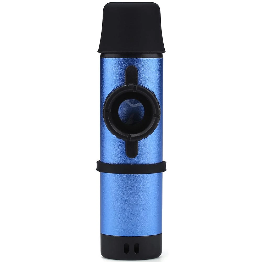 Professional Aluminum Kazoo With Spare Membrane Lightweight Kazoo