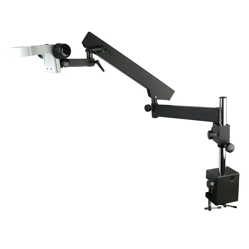 Adjustable Articulating Arm Pillar Clamp Bracket A3 Cantilever Holder Stand 76MM Head For Trinocular Binocular Stereo Microscope microscope arm stand video microscope stand
