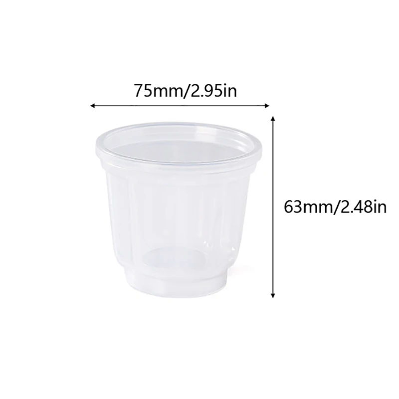 Pastry Tools 1/4Pcs Pudding Mould Plastic Bakeware Reusable DIY Jelly Pudding Cake Mold With Lid Baking Tool