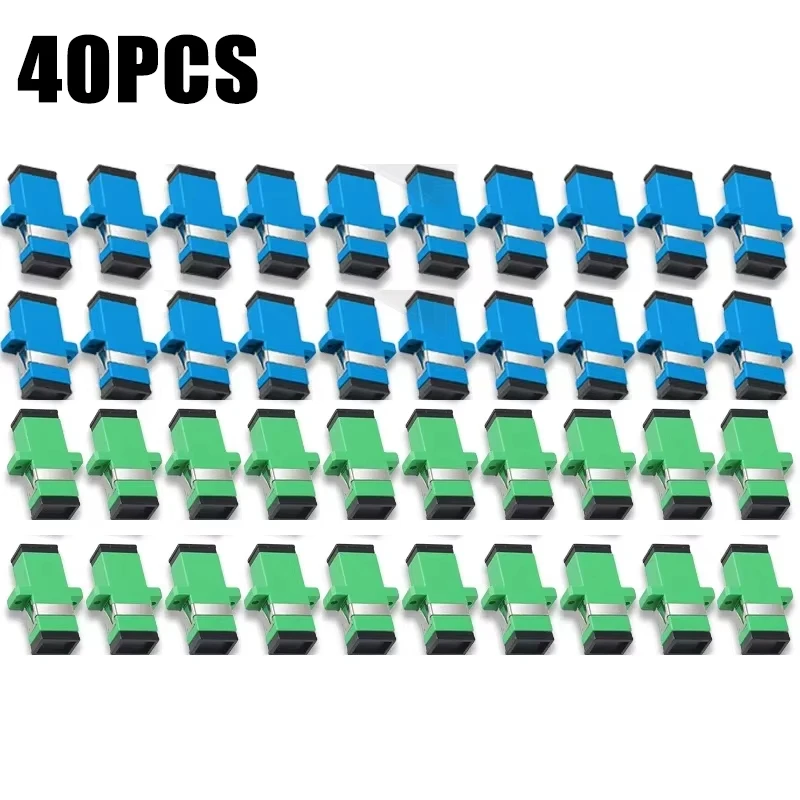 5-50개/몫 광섬유 커넥터 어댑터 SC/UPC SM 플랜지 싱글모드 심플렉스 SC-SC APC FC UPC 커플러