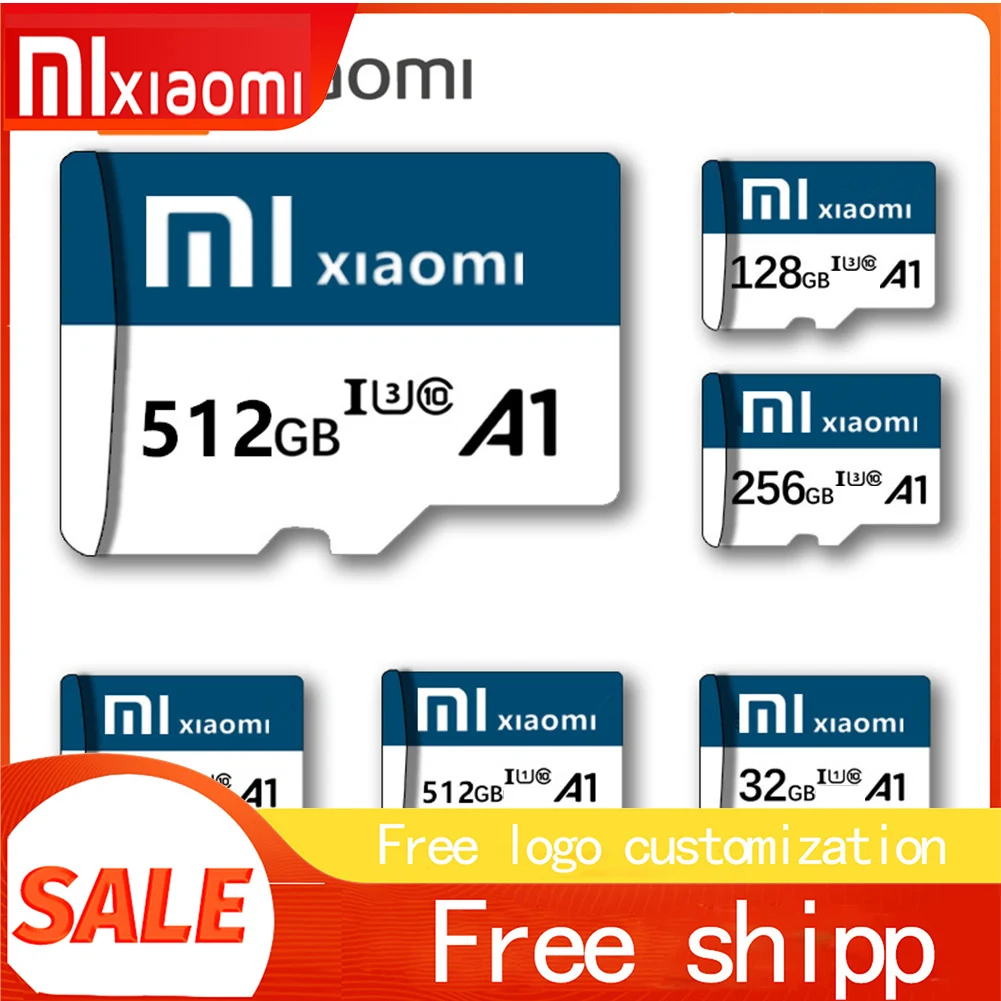 Xiaomi High Speed  Sd Card for Phone Memory TF/SD Card 128GB 256GB 512GB SD Card 2023 NEW