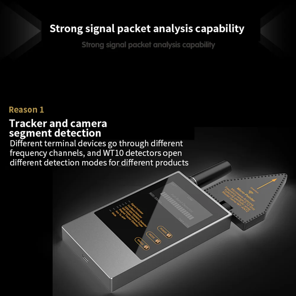 Wireless Scanner Gps Tracker Anti-spy Detector Device Webcam Detector