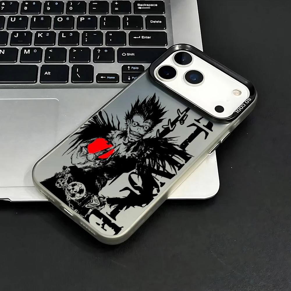 Anime Death Note Phone Case For iPhone 17 16e 16 15 14 13 12 11 mini Pro Max X XR XSMAX 8 7 Air Plus Anti Fall Matte Back Cover 2