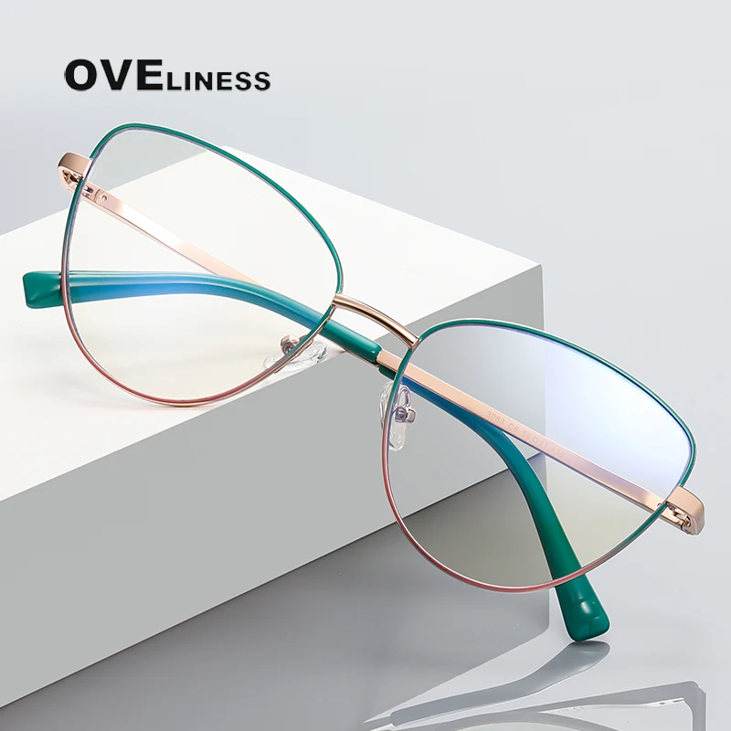 

High quality Presbyopia glasses for women high quality with Prescription Anti blue ray glasses for computer +50 +200 +600