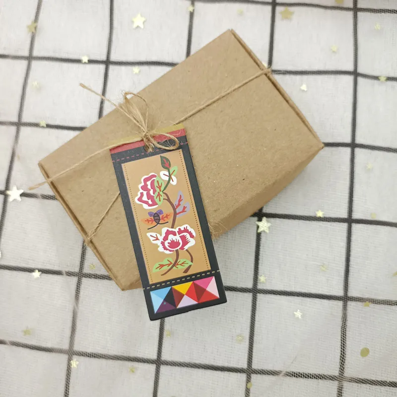 꽃 걸이 태그 종이 카드 가격 라벨, 새해 메리 크리스마스 선물 포장 장식, 사탕 쿠키 포장, 파티 용품, 3x7cm