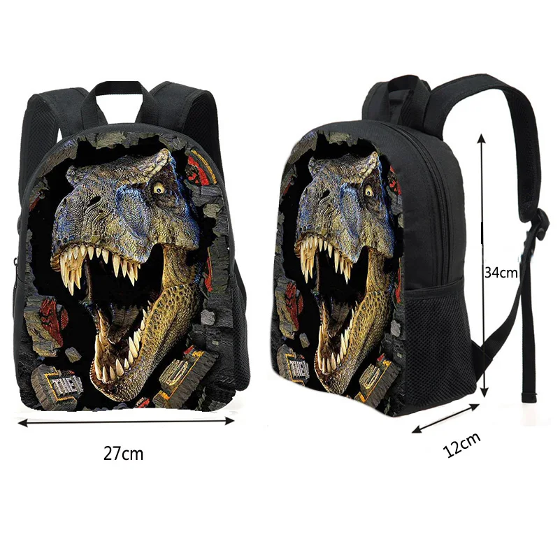 Pre school dinosaur backpack, school classic children's backpack 3