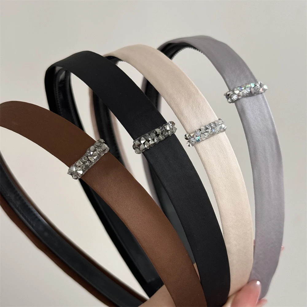 Korean Sle Simple Anti-Slip Toothed Hairband  Knot Spring Clip Ele Retro Hair Accories for Autumn And Winter