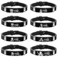 Anime Bracelet Honkai Impact 3 Kallen Kaslana Seele Vollerei 22 Styles Cosplay Prop Silicone Titanium Bangle Jewelry Gifts 2