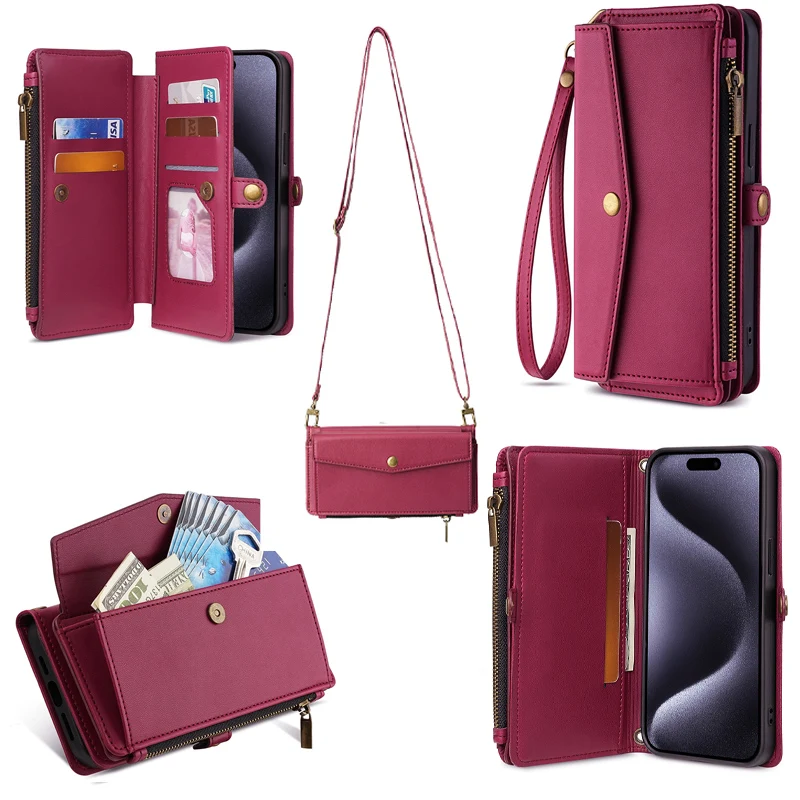 Premium Flip PU Leather Phone Case - Stylish Wallet Cover
