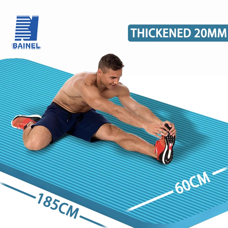 Longer Yoga Mat Super Large Lengthened Yoga Mat Men's Special High Quality Fitness Pilates Exercise Healthy Fitness