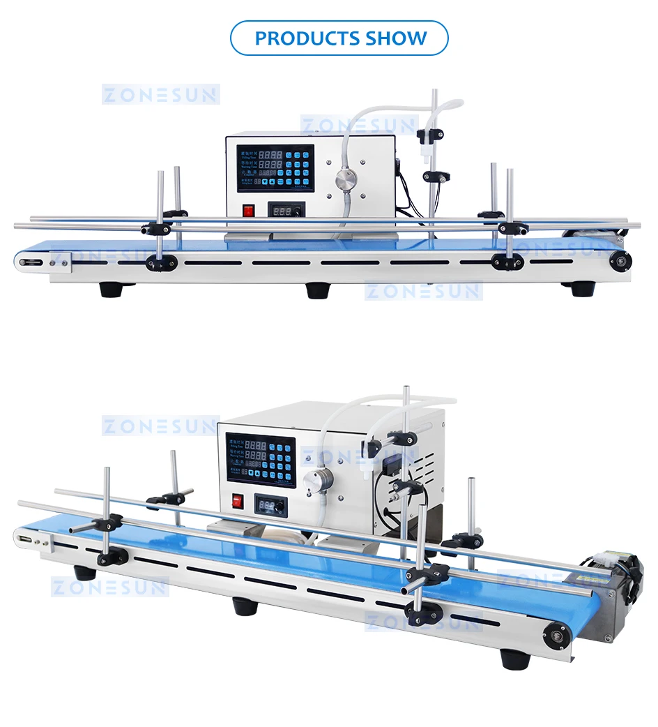 ZONESUN ZS-MPYT250C Automatic Single Nozzle Magnetic Pump Liquid Filling Machine