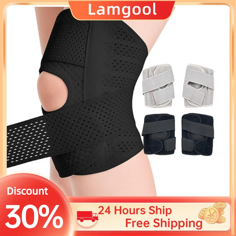 

1PCS Professional Compression Knee Brace Support Breathable Adjustable Knee Support For Sports Injuries Arthritis Relief Joint