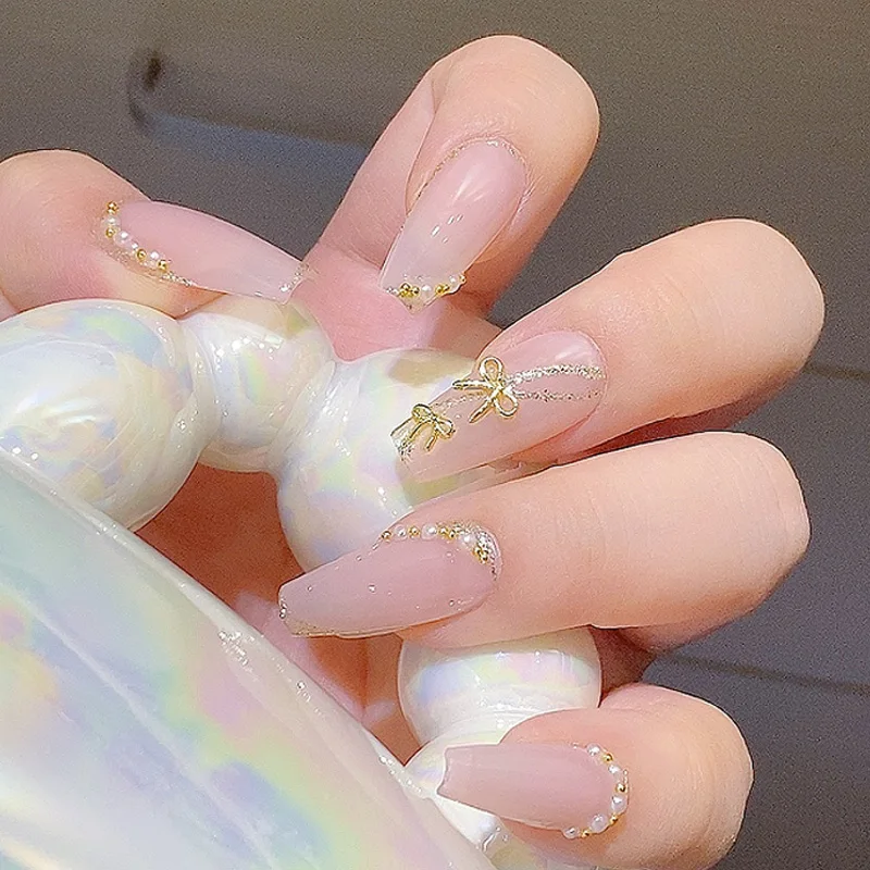 TSZS 3D Exquisite Japanese Alloy Nail Art Charms Luxury Kawaii Bow Jewelry Nail Rhinestone Decoration DIY Accessories Best Sellers In Beauty & Health