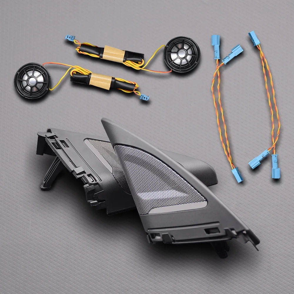 Stereo Speaker Tweeter Audio Speakers Kit Door Speaker Covers Front Door Speaker For Bmw F34 3Gt 3 Series Auto Tweeter Cover Treble Trumpet Horn Loudspeaker Hi-fi Music Stereo Upgrade Case