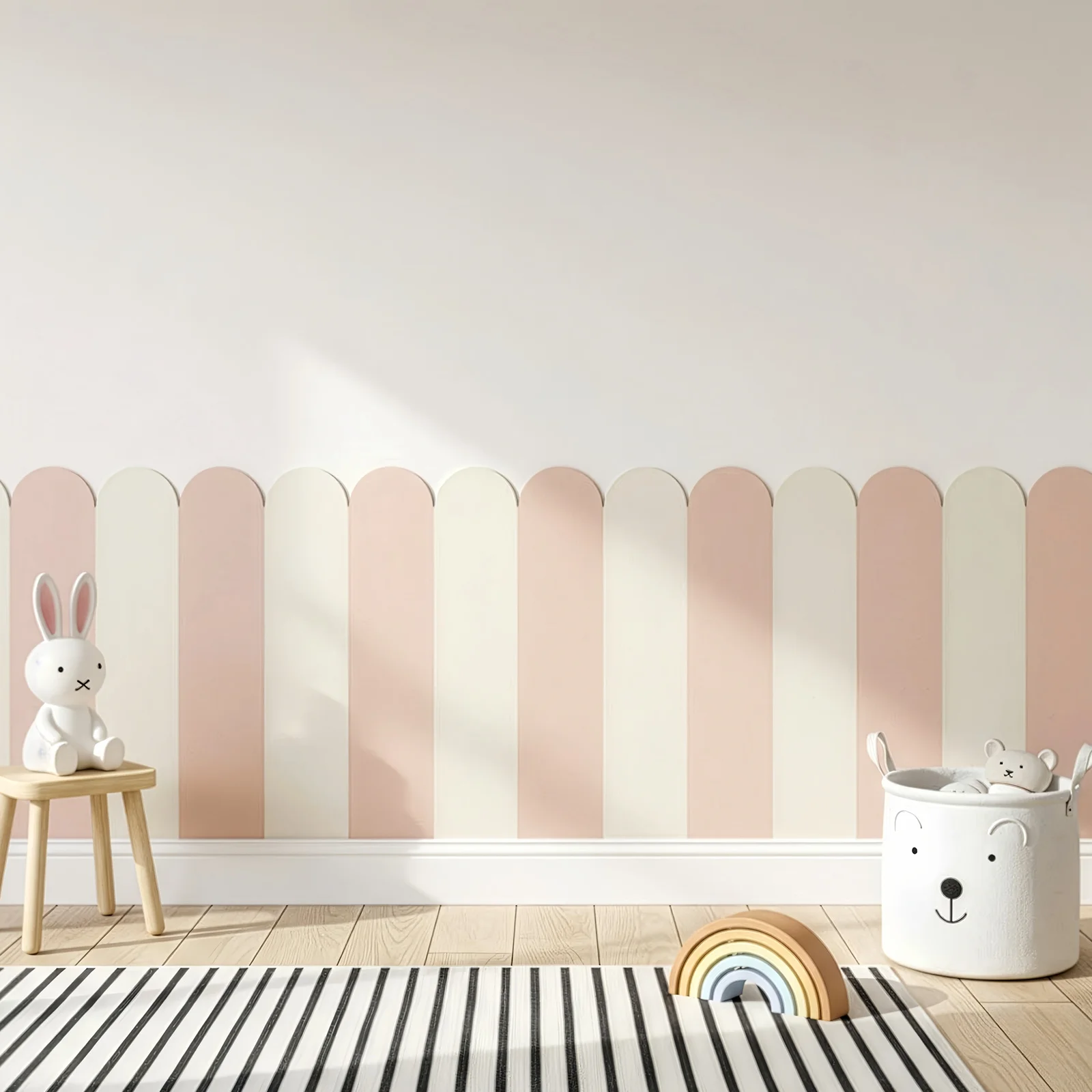 20pcs Modern Minimalist Arch Pattern Self-Adhesive Wall Stickers Peel-and-Stick Removable and Interchangeable Home Decor for Liv