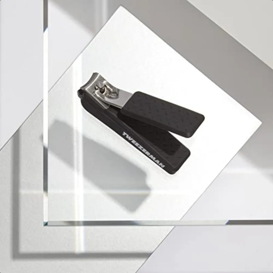 Tweezerman Precision Grip Fingernail Clipper Black