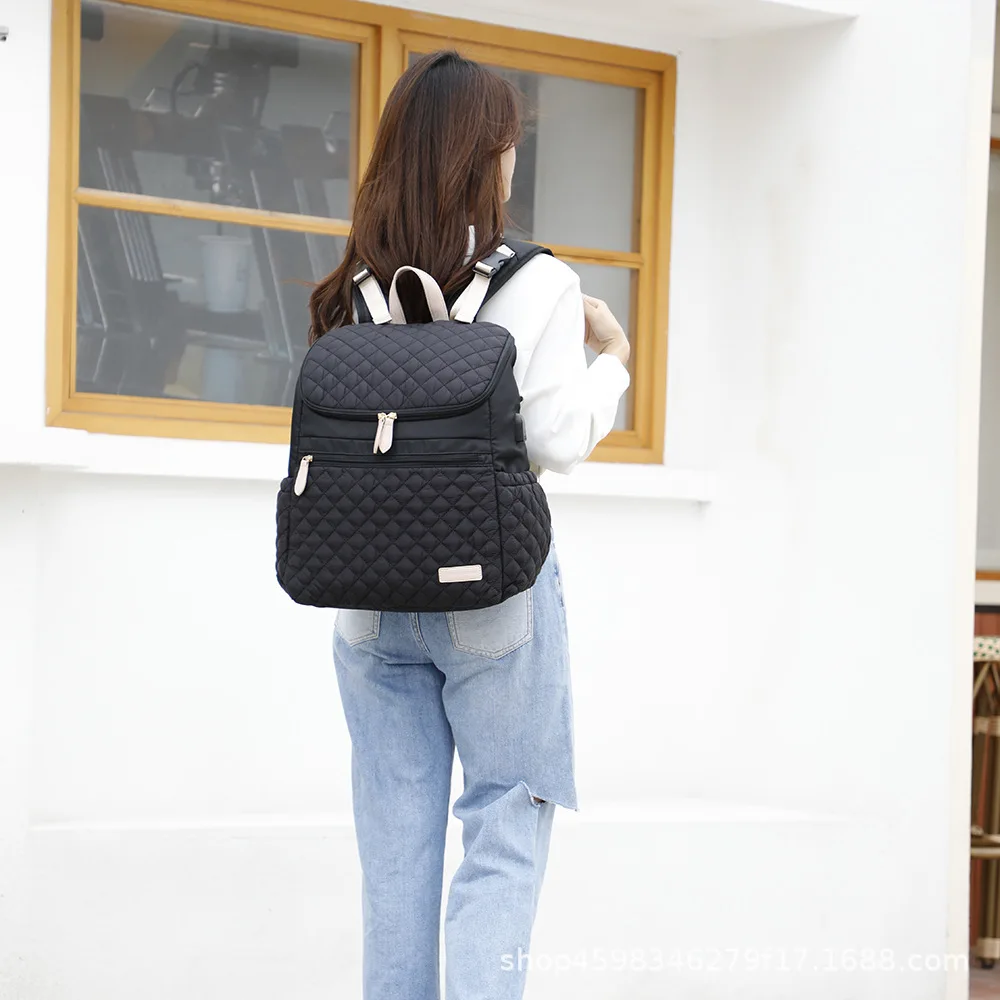 Description Picture 6 of itemDiaper Bag Backpack,Waterproof Baby Diaper Bag with Changing Pad Converts into Baby Tote Bag Diaper Backpack Stroller Bag and Cr