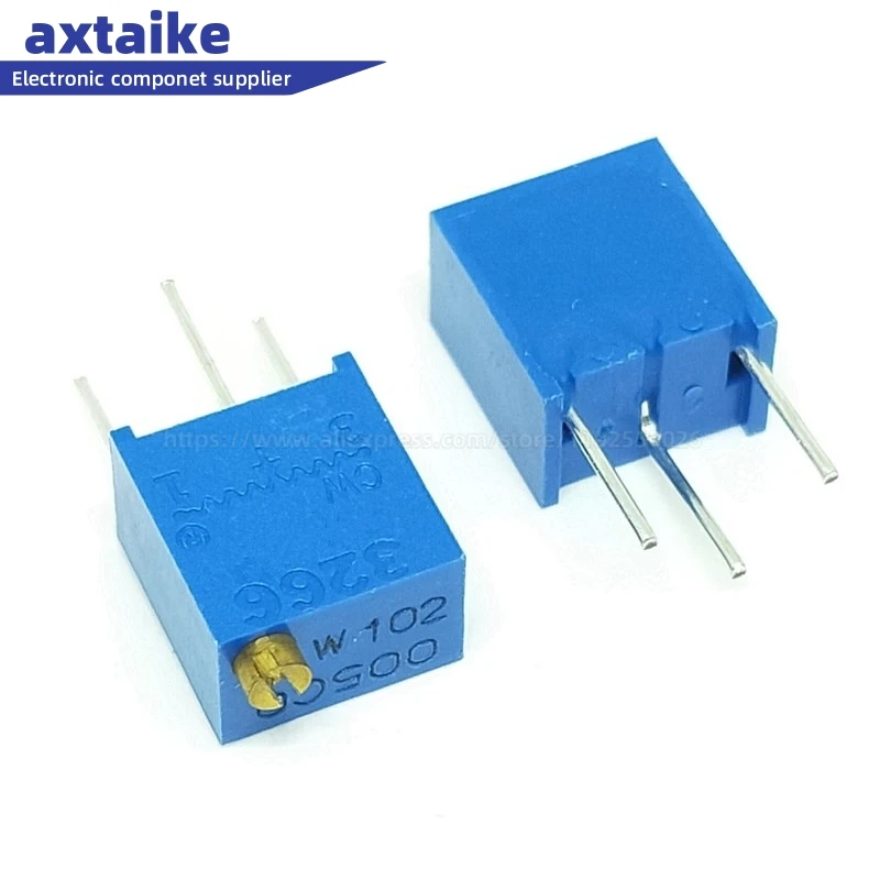 10PCS 3266W 3266 10K Adjustable Precision Potentiometer 1K 2K 5K 20K 50K 100K 200K 500K 103 1M 101 201 501 100R 200R 500R Ohm 10pcs 3296w trimmer potentiometer precision adjustable resistance multi turn trimming 1k 2k 5k 10k 100k 500k 103 100r w103 w104