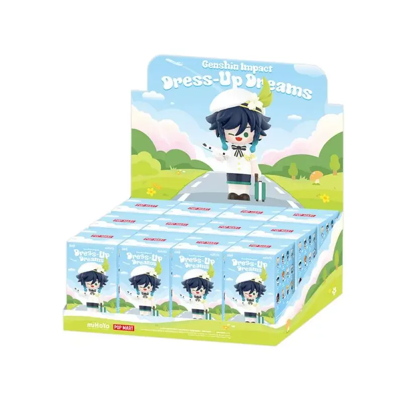 thumbnail image 1 of POP MART Genshin Impact Dress-Up Dreams Themed Chibi Series Anime Action Figure Guess Bag Ornament Figurines Home Decor Desktop, 1 of 5