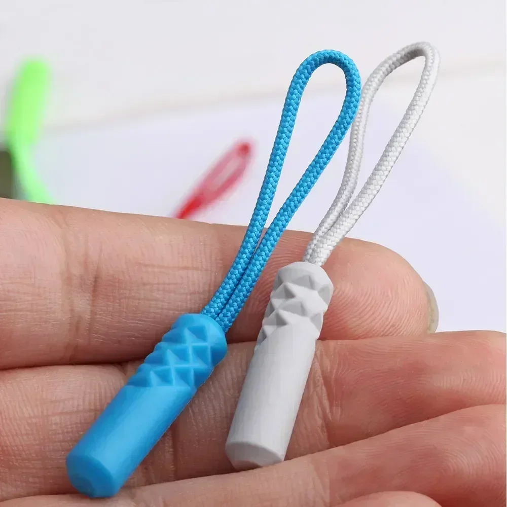 5/10pcs/set Zippers Pull Puller End Fit Rope Tag Replacement Clip Broken Buckle Fixer Suitcase Tent Backpack Zipper Cord images - 6