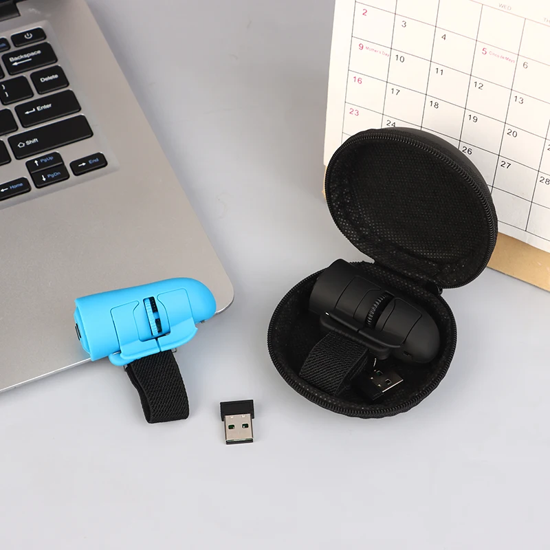 범용 2.4GHz USB 무선 손가락 반지, 광학 휴대용 미니 마우스, 노트북 태블릿 데스크탑 PC 마우스용 1600Dpi