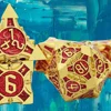 Zinc Alloy DND Dice Polyhedral Metal Dice For Dungeon and Dragon MTG Pathfinder RPG Board Game D&D Role Playing Game Dice Set 1
