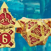 Zinc Alloy DND Dice Polyhedral Metal Dice For Dungeon and Dragon MTG Pathfinder RPG Board Game D&D Role Playing Game Dice Set 1