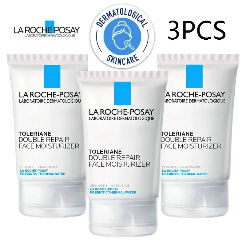 3PCS La Roche Posay Toleriane Double Repair Face Moisturizer, Daily