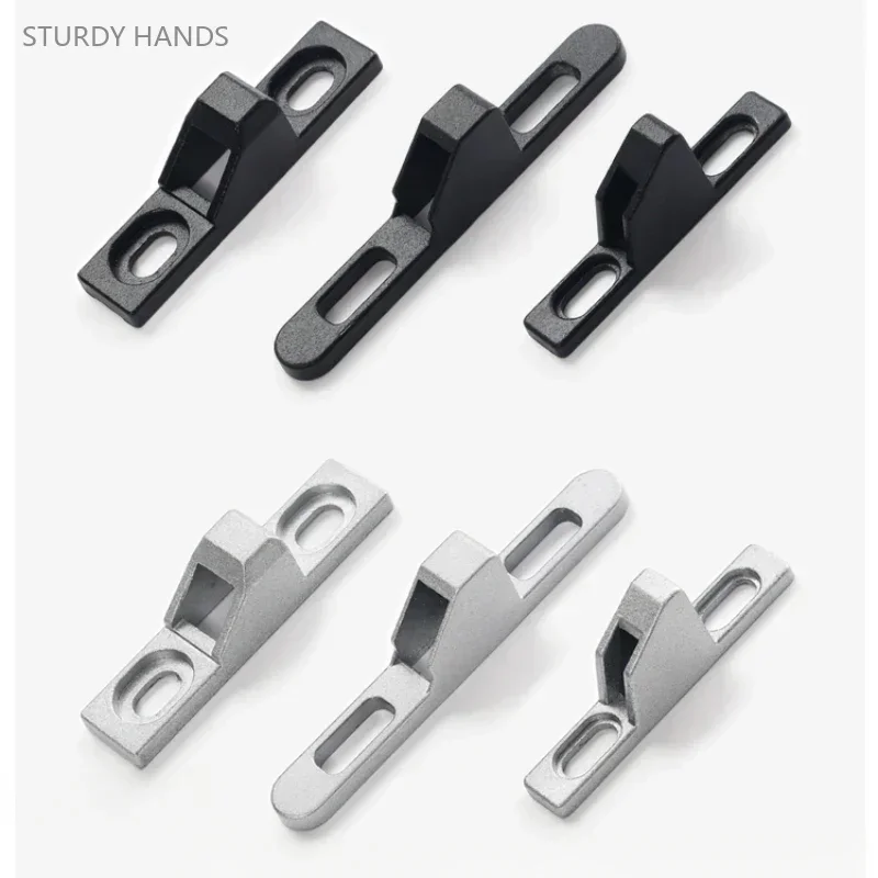 Sliding Door Latch 1PCS Zinc Alloy Old-fashioned Window Lock Hook Seat