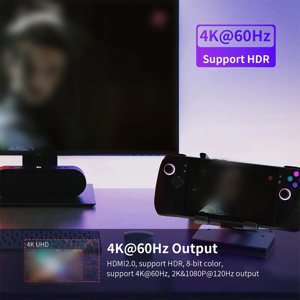 1 Pcs 냉각 도킹 스테이션 OneXPlayer APEX 기가비트 이더넷 교체 부품용 알루미늄 합금 고화질 출력