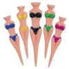 5Pcs Plastic Golf Tees Sexy Bikini Lady Model Golf Ball Holder Practice Training Tee Golf Accessories 1
