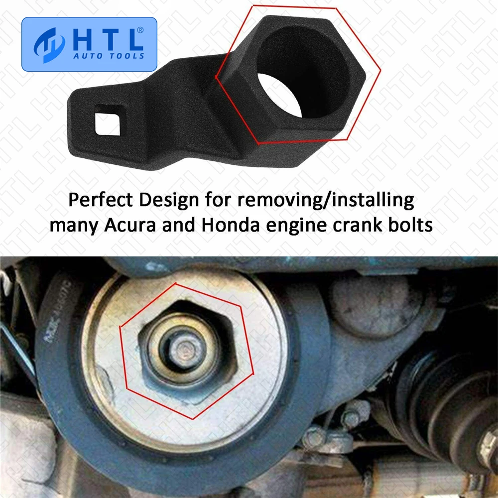 50mm Crankshaft Crank Pulley Wrench Holder & 19 Mm Harmonic Balancer