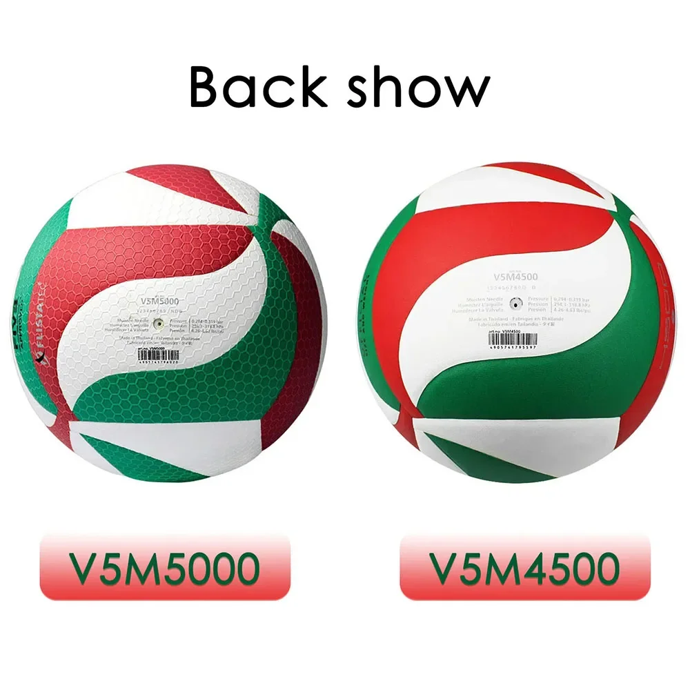 Volleyball Ball Molten V5M5000 Professional Standard Size 5 PU Soft for Adult and Teenager Competition Training Outdoor
