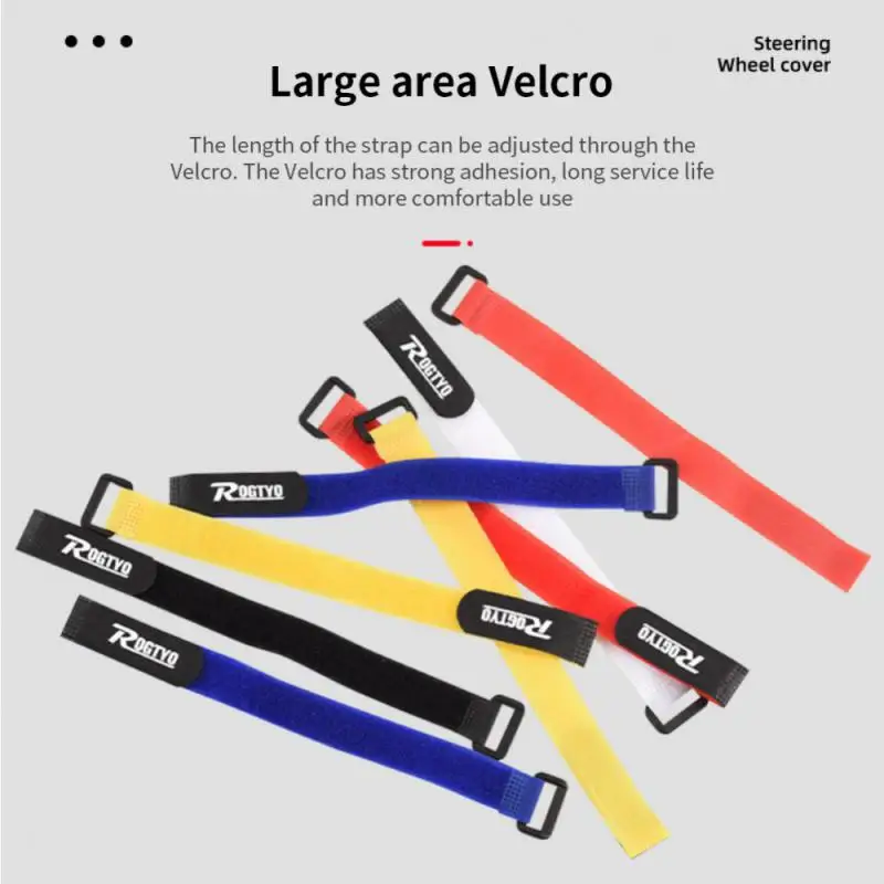Nylon Reverse Buckle Fastener Tape Bicycle Fixing Strap Reusable Straps Fixing Rope Tying Strap Rope Bike Supplies Accessories