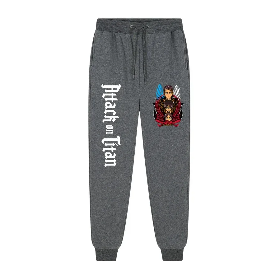 Hot Selling Japanese Anime Attack on Titan Print Men's Women's Men's Jogging Pants Hip Hop Streetwear Men's Sweatpants S-3XL 4