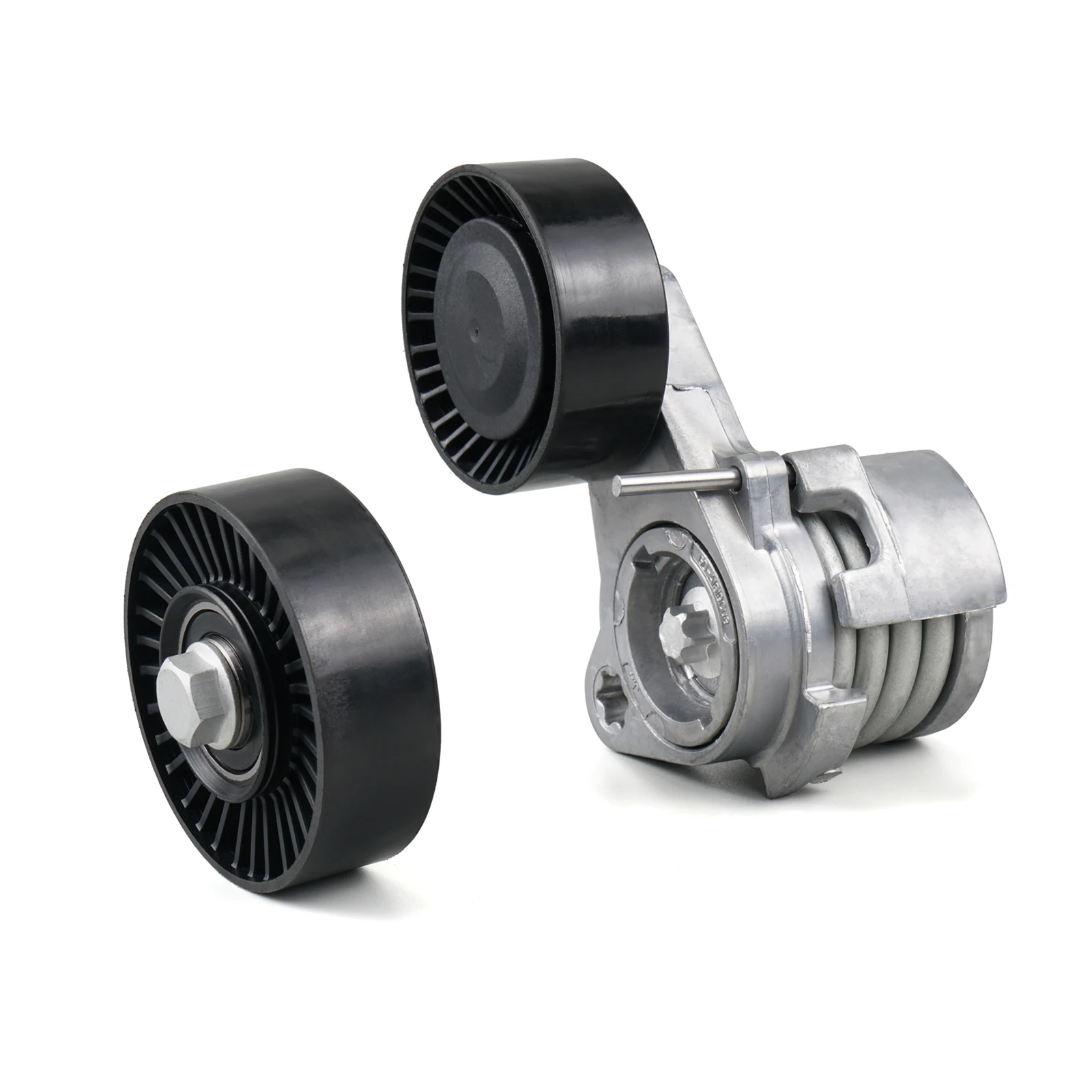 BEVINSEE Antriebsriemenspanner-Kit für BMW E90 E91 E92 E93 325i 328i E60 E61 525i 530i 528i E81 E82 E87 E88 125i 128i 130i – Detail 2