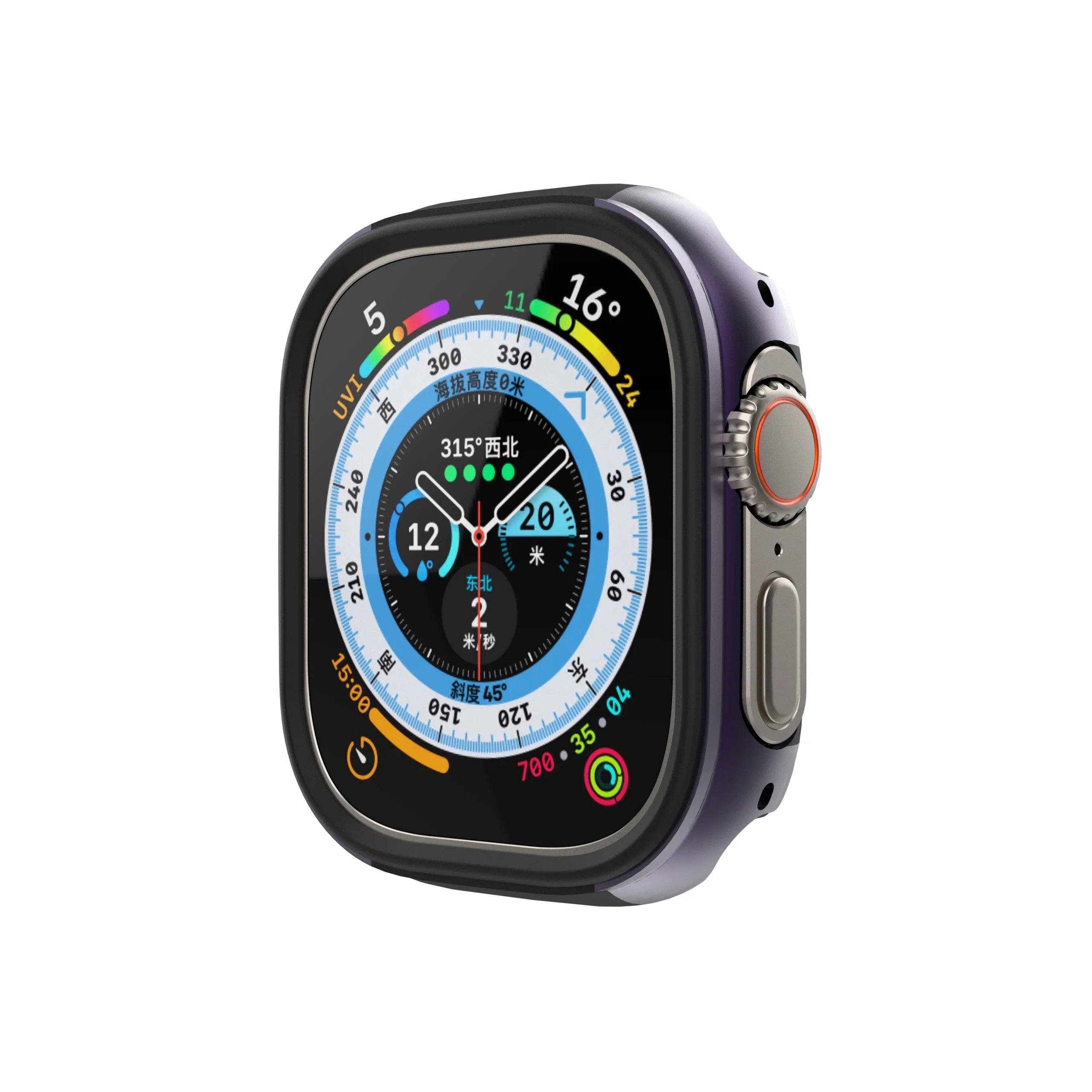 Premium Alloy Matte Case with Waterproof Metal Screen Protector