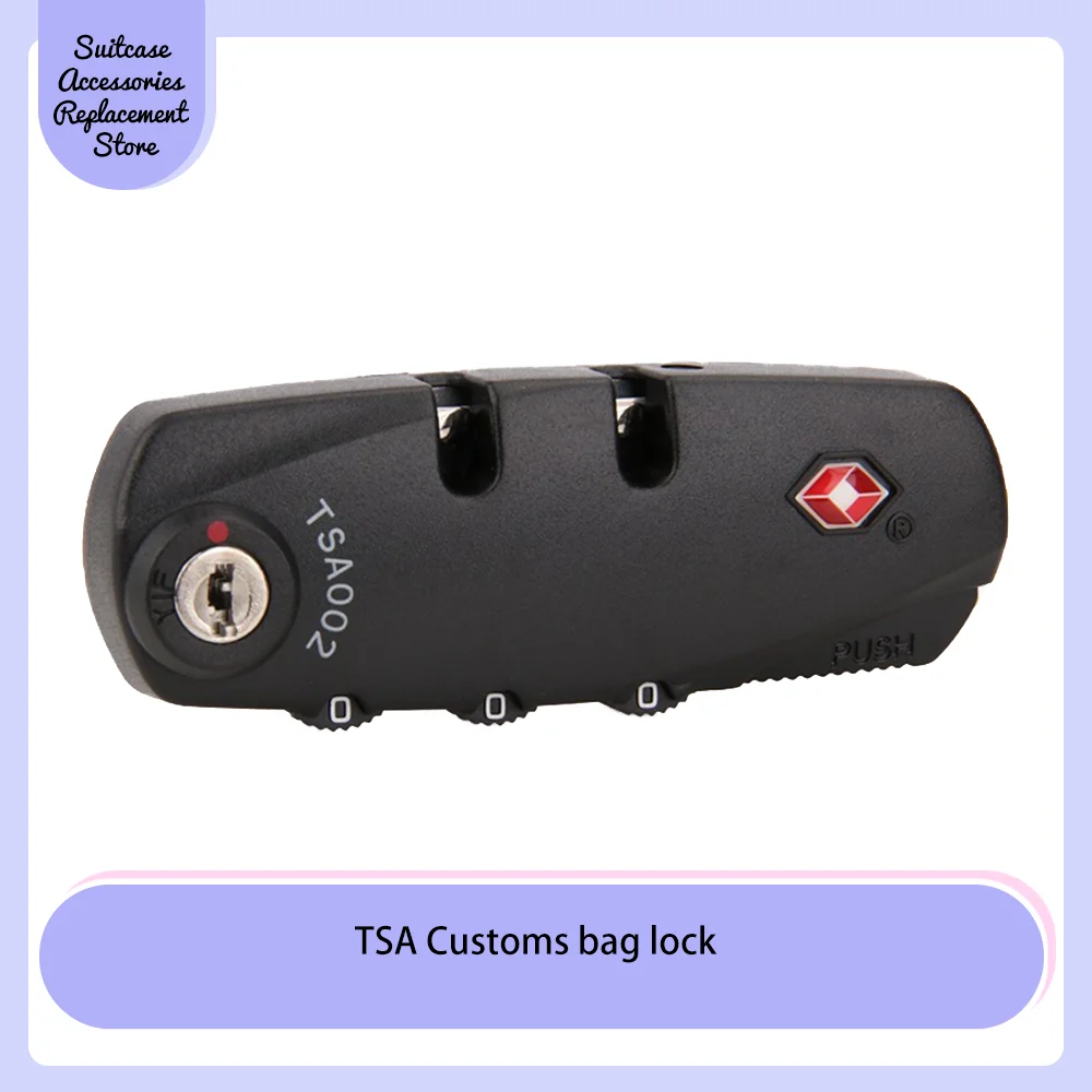 TSA customs lock lock fixed lock rod luggage lock, password luggage lock, stylish design, safe and convenient, make travel easie