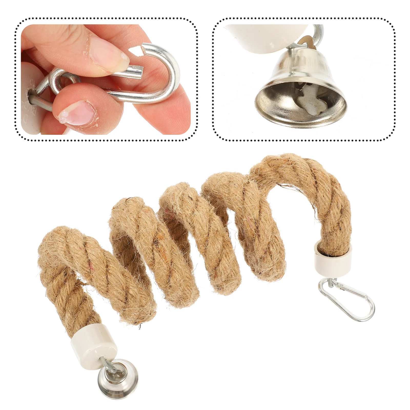 

Hanging Rope Toy Perches for Bird Cages Parrot Stand Sling Accessories Play