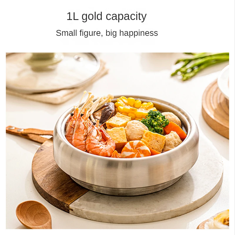 Dropship 1pc Multi Functional Electric Cooker Mini Electric Cooker  Household Dormitory Students Cook Instant Noodles Small Electric Frying Pan  With Steamer to Sell Online at a Lower Price